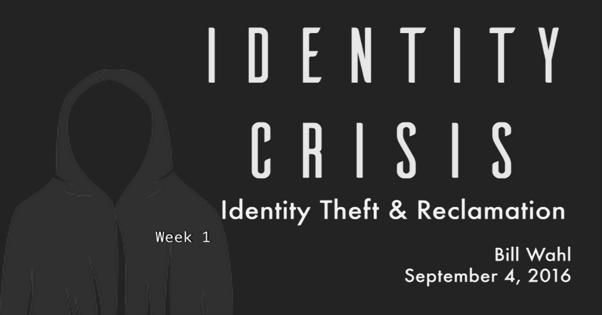 Identity Theft and Reclamation
